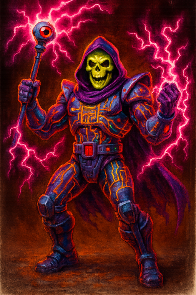 Leak-Or, the techno-sorcerer villain