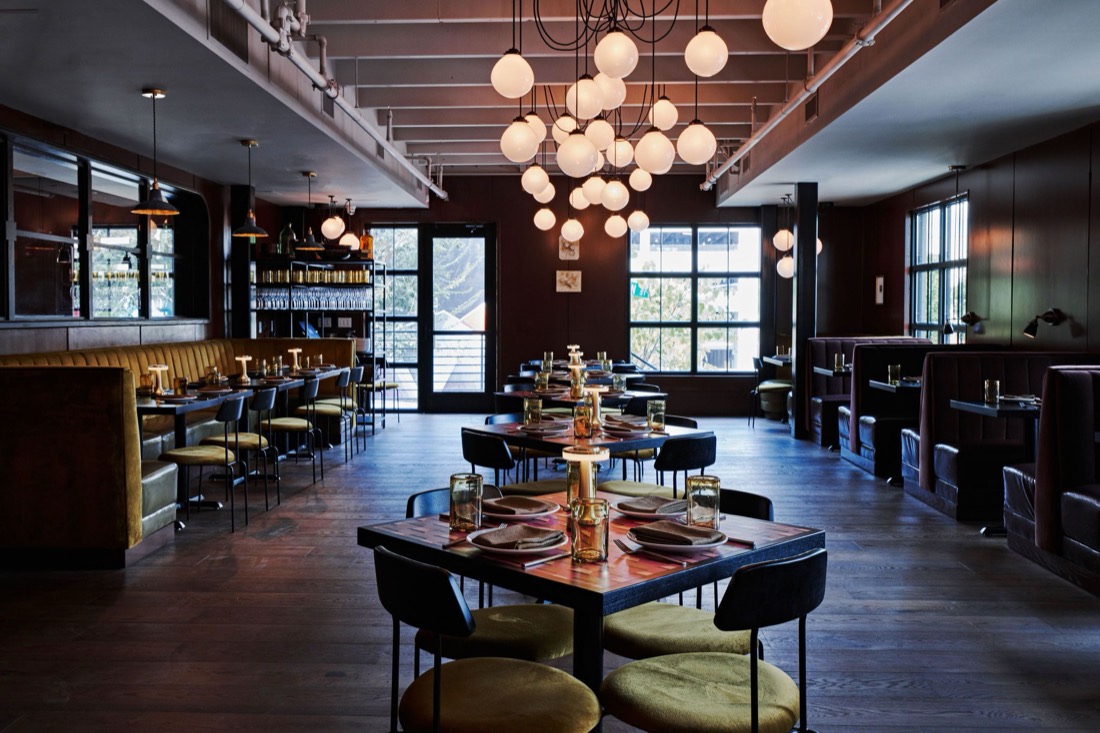The dining room at the Iberian Pig Nashville